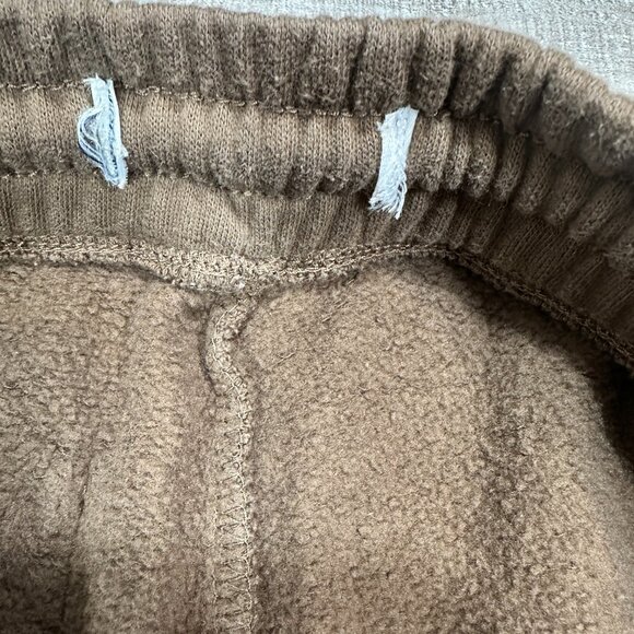 Y2K Vtg Hollister Brown Sweatpants Drawstring Waist White Leg Size M? - Picture 10 of 11